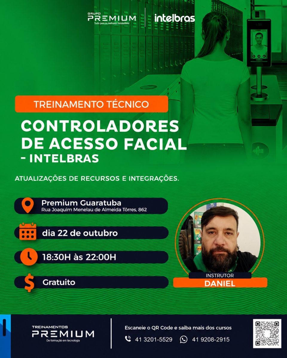CONTROLADORES DE ACESSO FACIAL - Guaratuba